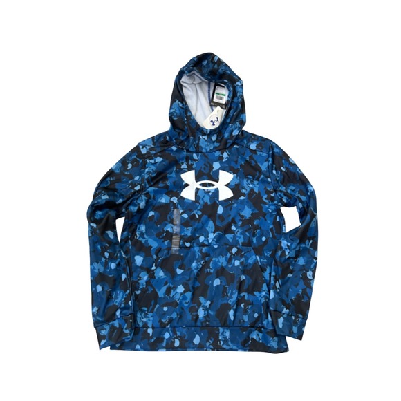 Under Armour Hoodie‎ Pullover Camo Print Athletic Activewear Kids - Picture 1 of 1